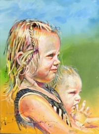 1824A TILDE AND ELIAS, PORTRAIT