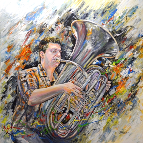 4848A DEEP MUSIC SILVER, TUBA